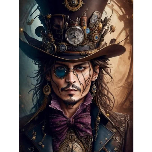 AB luxurious polyester cloth diamond Painting Kits | Pirates of the Caribbean