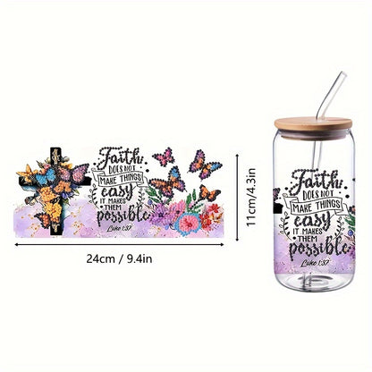 4PCS DIY diamond painting cup stickers (without cup) | MAMA