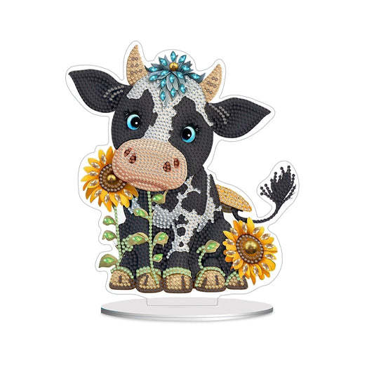Diamond Painting Ornament | Cute Cow