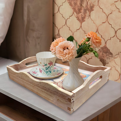 Diamond Painting Wooden Trays With Handle - Lion