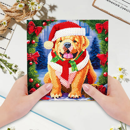 8pcs DIY Christmas Greeting Cards | animal