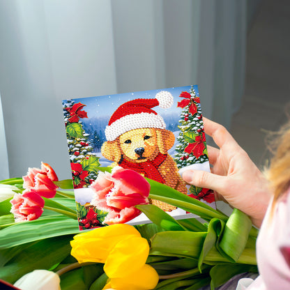 8pcs DIY Christmas Greeting Cards | animal