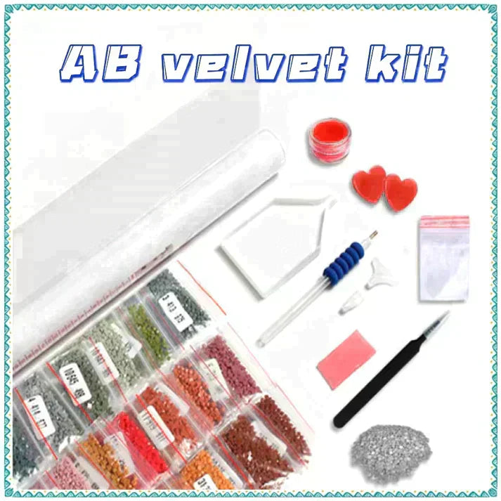Luxury AB Velvet Diamond Painting Kit -Frog