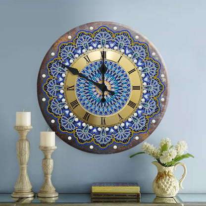 Mandala Clock | Special-shaped Diamond Painting Clock Pendant