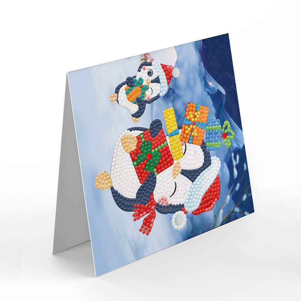 Christmas card | Diamond painting | Eight-piece set