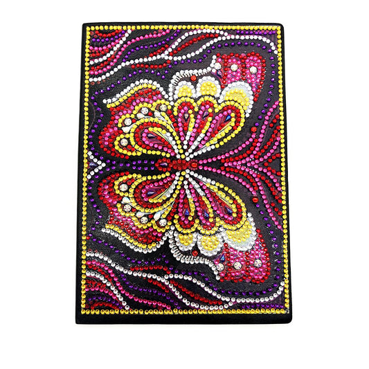 A5 5D Notebook DIY Part Special Shape Rhinestone Diary Book | Butterfly