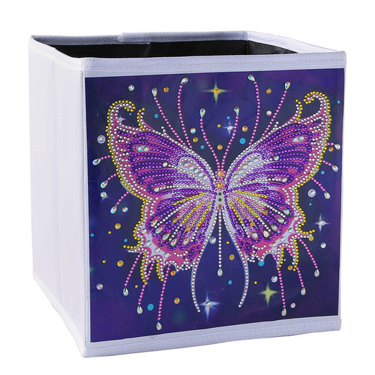 DIY Special Shaped Diamond Painting Star butterfly Cloth Home Storage Box