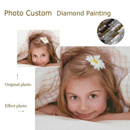 Custom Diamond Painting - Paint with Diamonds Art(The larger the size, the more realistic)