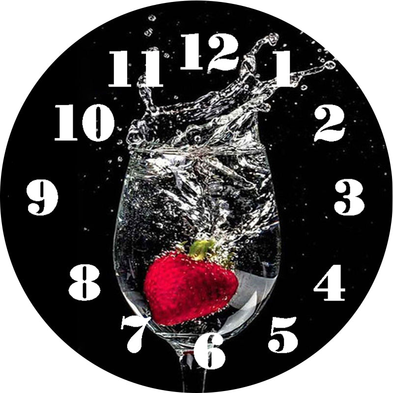 Wine Glass Clock | Diamond Painting