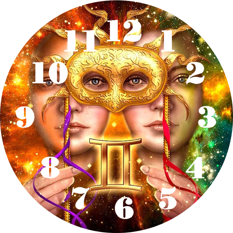 Twelve Constellations Clock | Diamond Painting（Clock machine need to be purchased separately-in the last style）