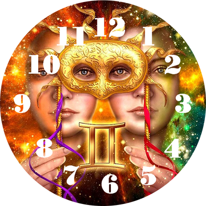 Twelve Constellations Clock | Diamond Painting（Clock machine need to be purchased separately-in the last style）
