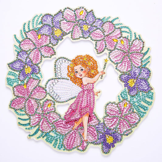 DIY Diamond Painting Wreath - Fairy