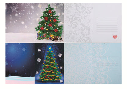 Christmas Card | Diamond Painting | 4pcs