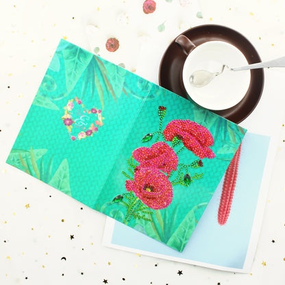 5D DIY Diamond Painting Greeting Card Special Shaped Birthday Xmas Gift