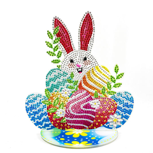 Decoration card (Without light string) | rabbit | diamond painting
