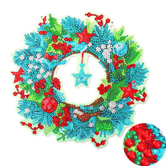 DIY Diamond Painting Wreath - Christmas