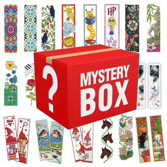 Cross Stitch Bookmarks Mystery Gift Box