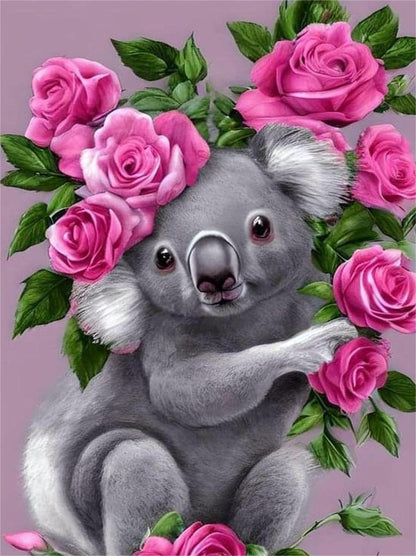 AB luxurious polyester cloth diamond Painting Kits | koala