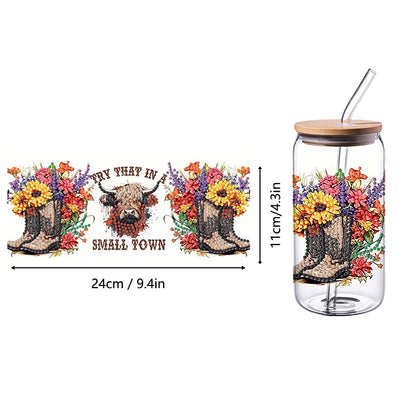 4PCS DIY diamond painting cup stickers (without cup) | Yak boots