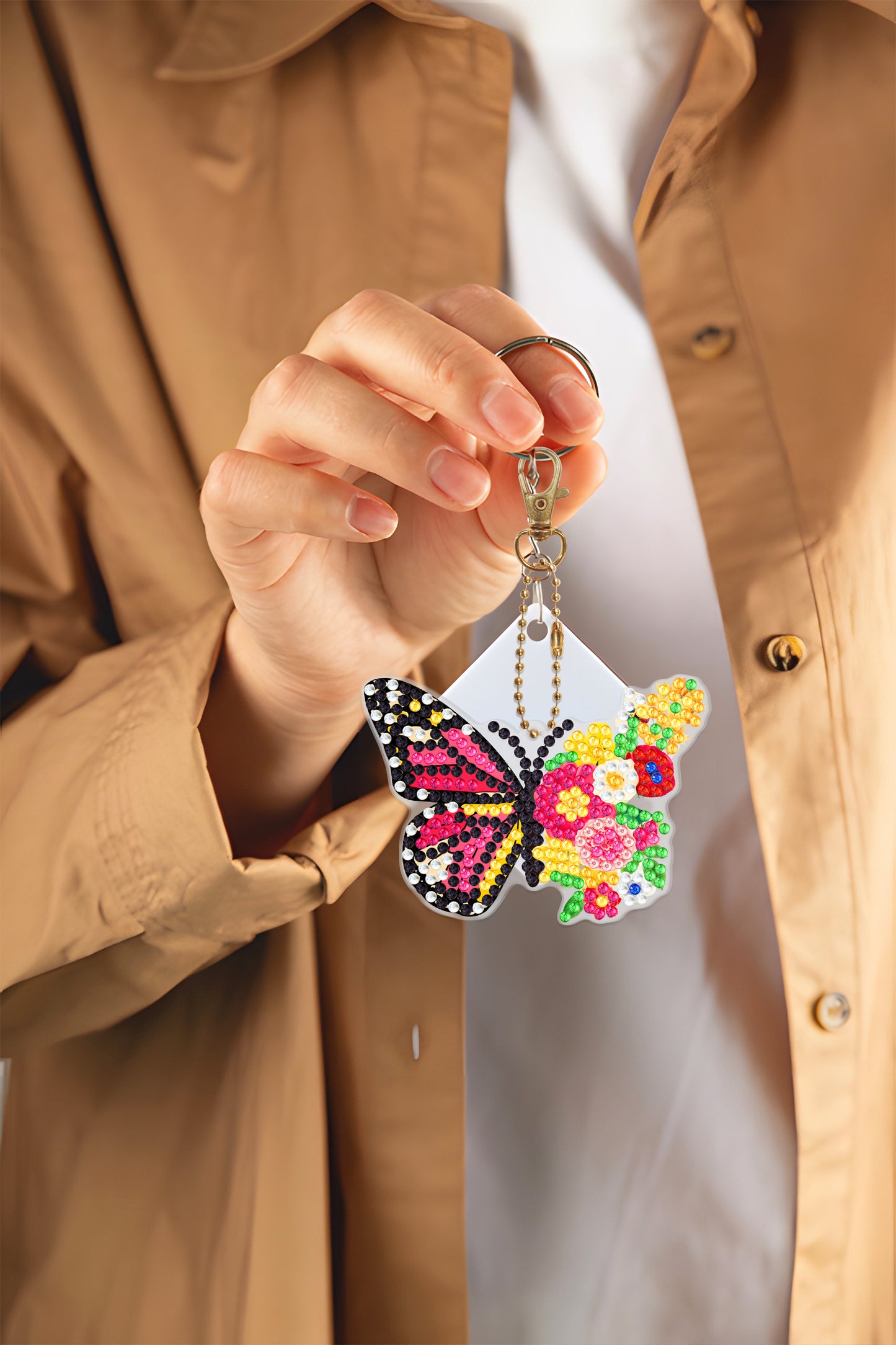 DIY Diamond Painting Keychain | Butterfly