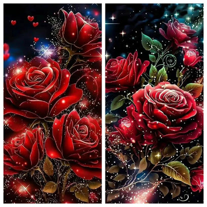 Full Round/Square Diamond Painting Kits | Red Rose