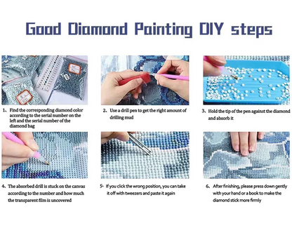 Full Round/Square Diamond Painting Kits |Purple Rose
