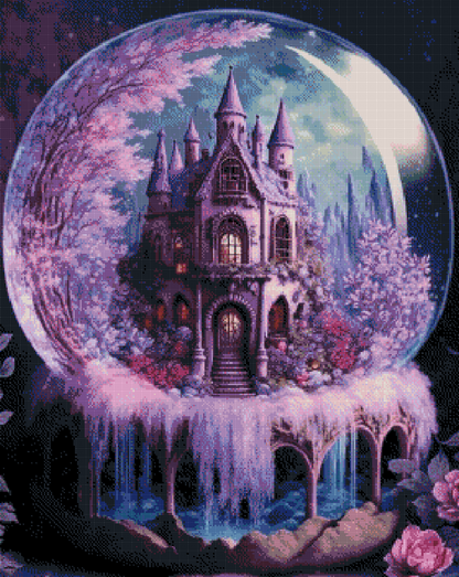 Full Round/Square Diamond Painting Kits | Crystal Ball Castle