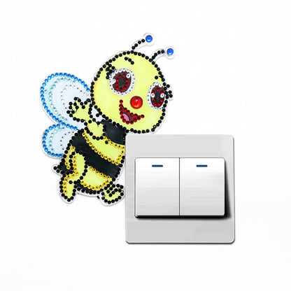 Diamond switch sticker-bee