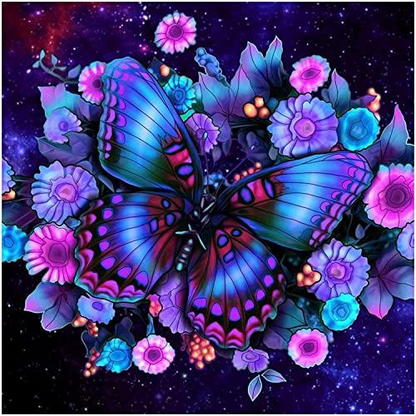 Full Round/Square Diamond Painting Kits | Butterfly